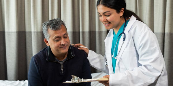 Emotional Support by doctor indian