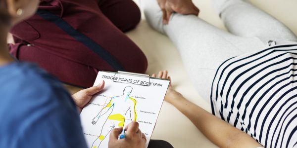 Massage therapy group training class